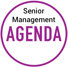 senior management agenda template